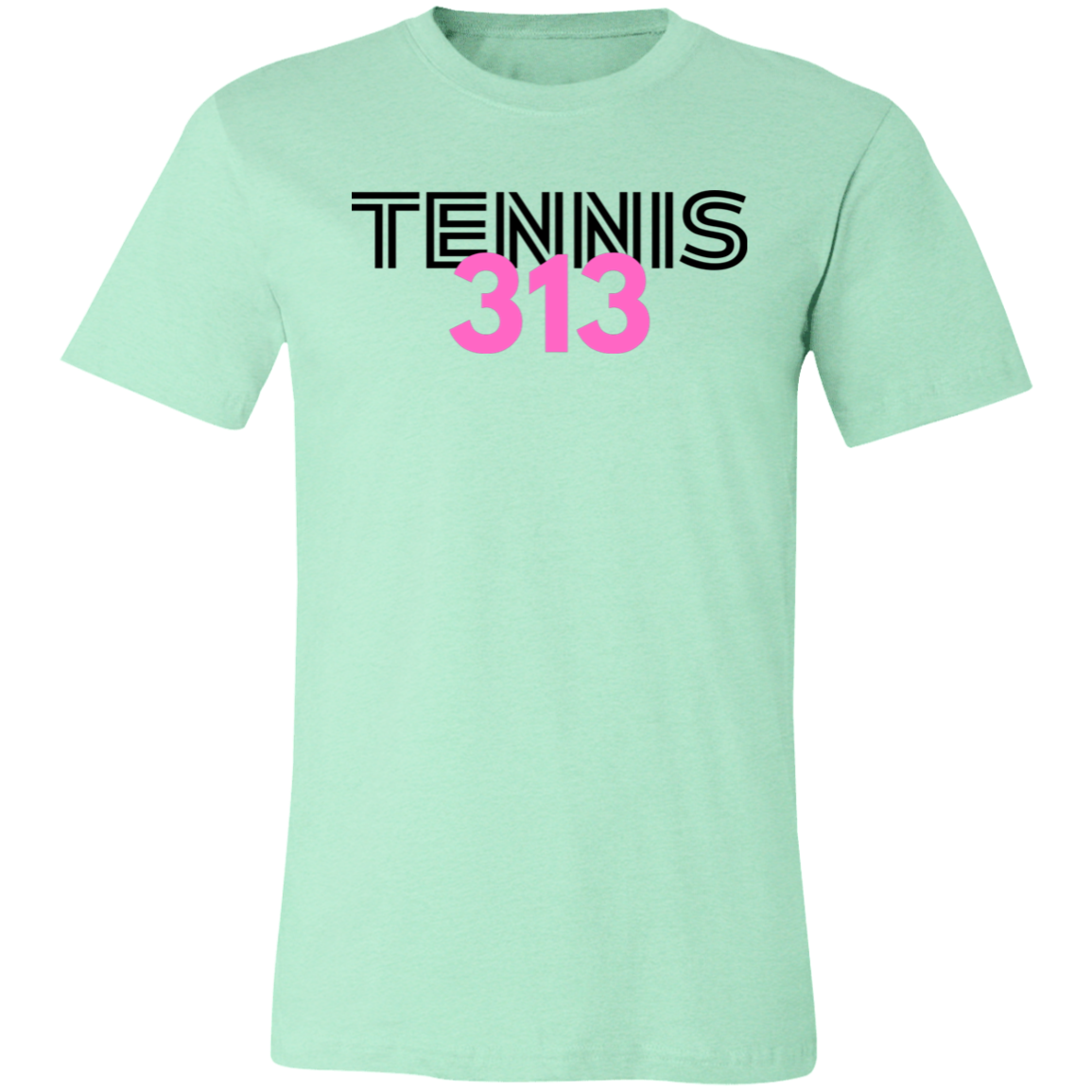 Tennis 313/USTA Double Logo Unisex Jersey Tee