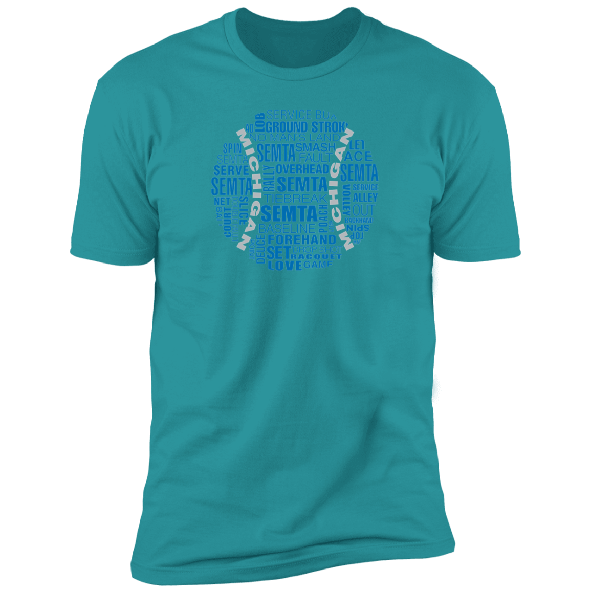 SEMTA Honolulu Blue Premium Men's T-Shirt