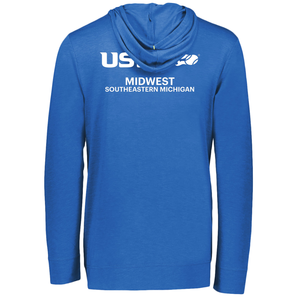 Double Logo Game Set Match D/USTA Eco Triblend Lightweight Hoodie