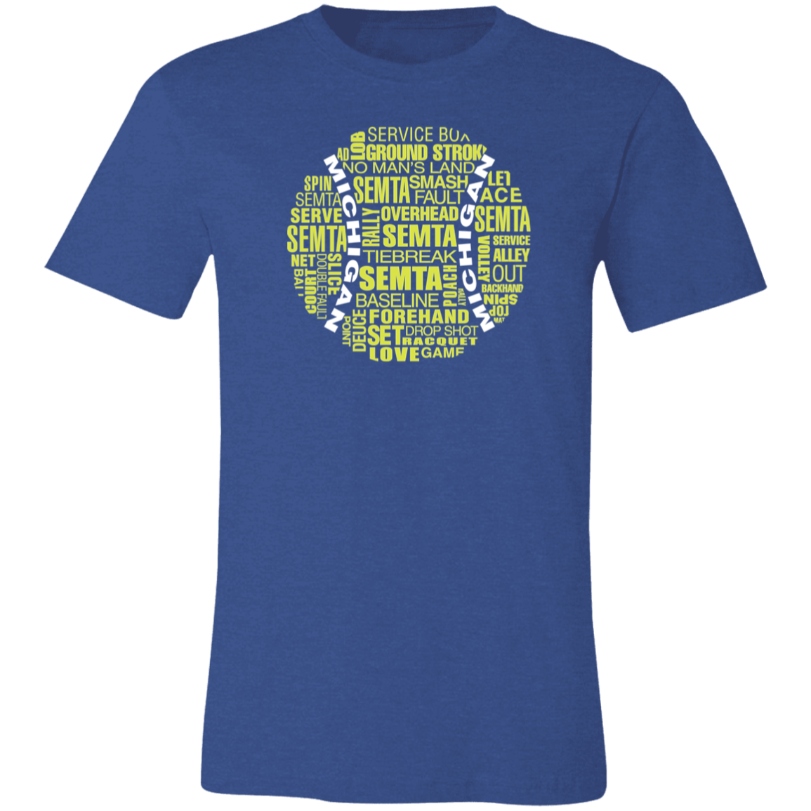 SEMTA Tennis Ball Unisex Jersey Tee