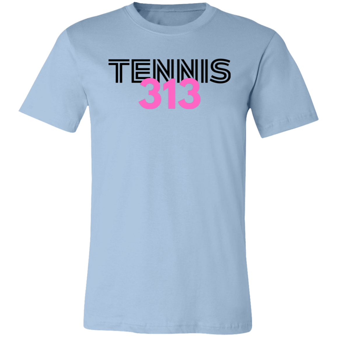Tennis 313/USTA Double Logo Unisex Jersey Tee