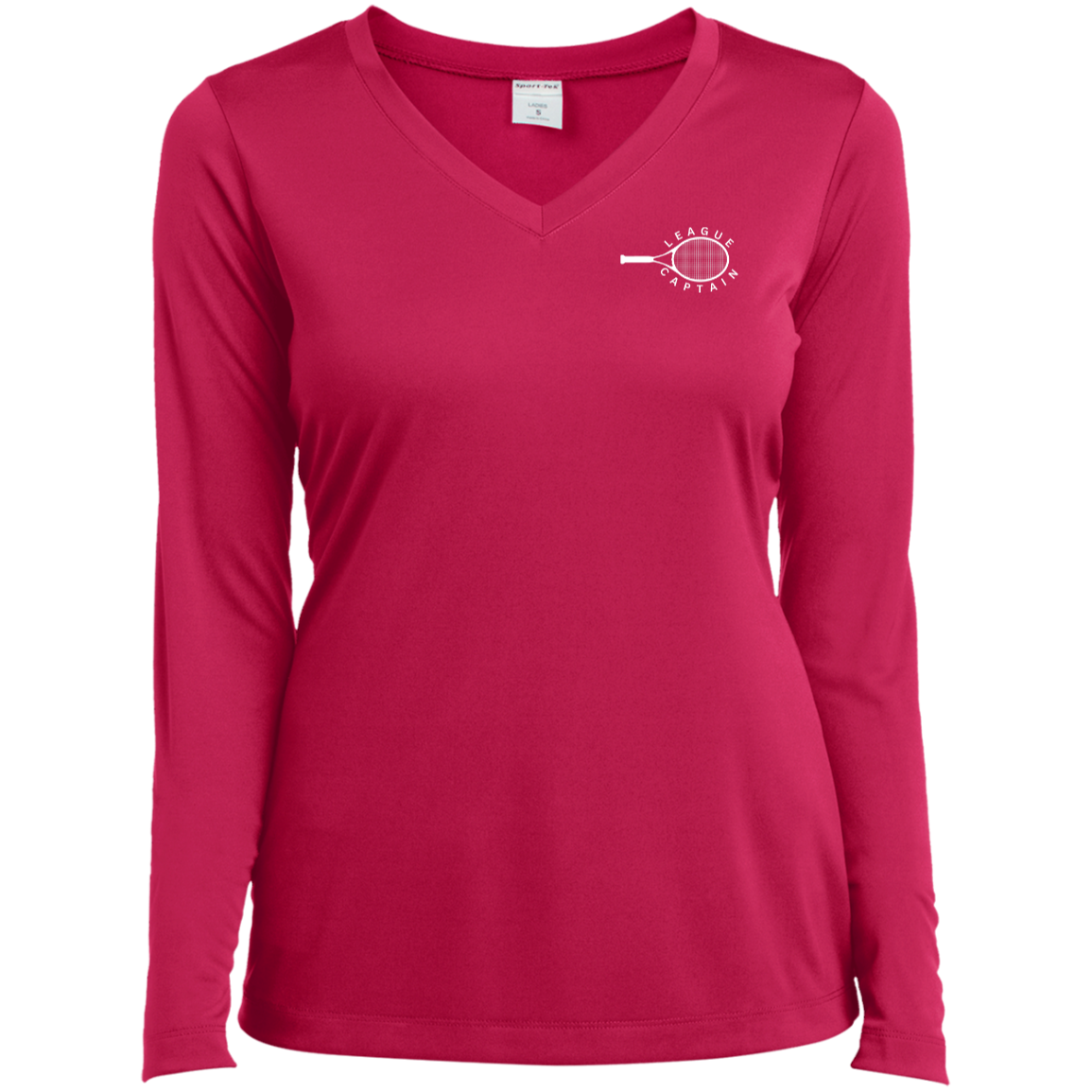 League Captain Ladies’ Long Sleeve Performance V-Neck Tee