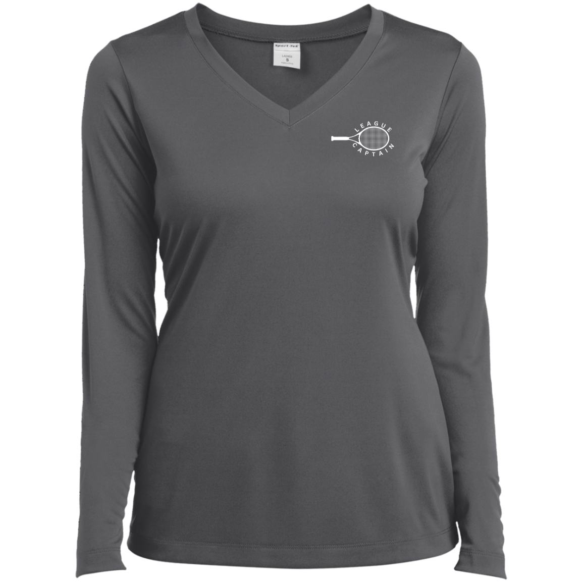 League Captain Ladies’ Long Sleeve Performance V-Neck Tee