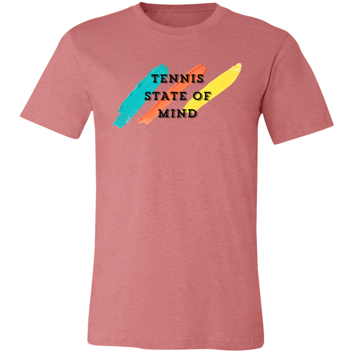 Double Logo Tennis State of Mind/USTA Unisex Jersey Tee