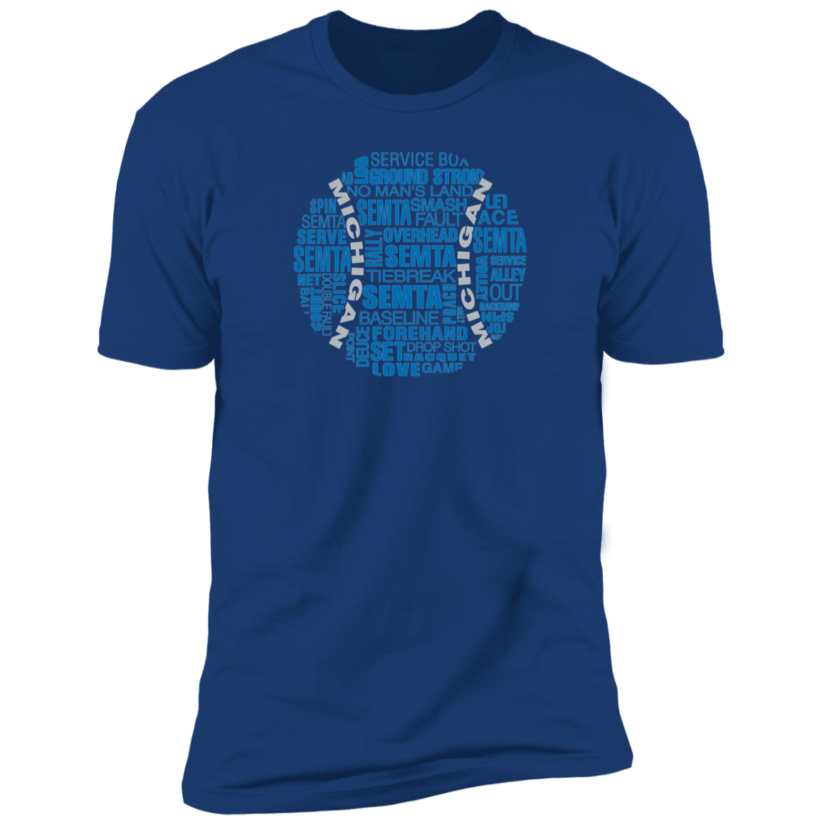 SEMTA Honolulu Blue Premium Men's T-Shirt