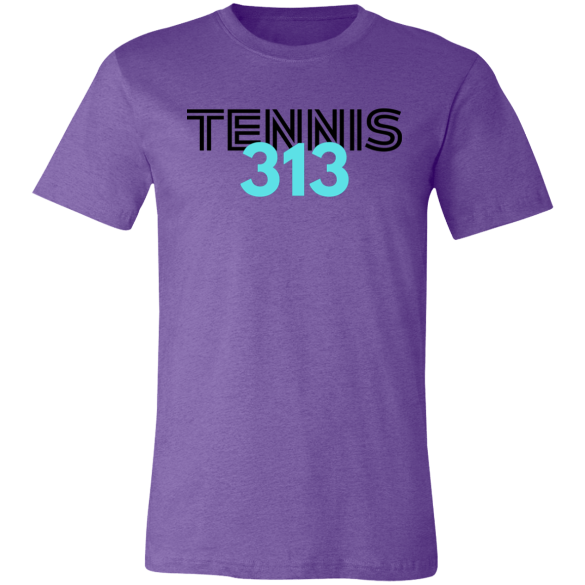 Tennis 313/USTA double Logo Unisex Jersey Tee