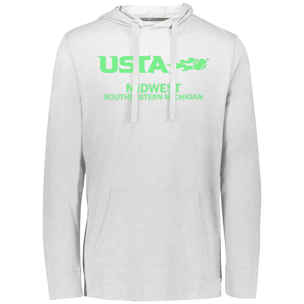 USTA SE Michigan Eco Triblend Lightweight Hoodie