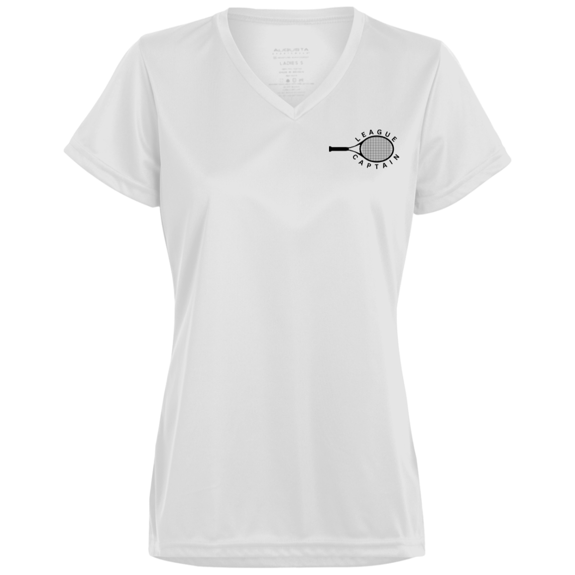 League Captain Ladies’ Moisture-Wicking V-Neck Tee
