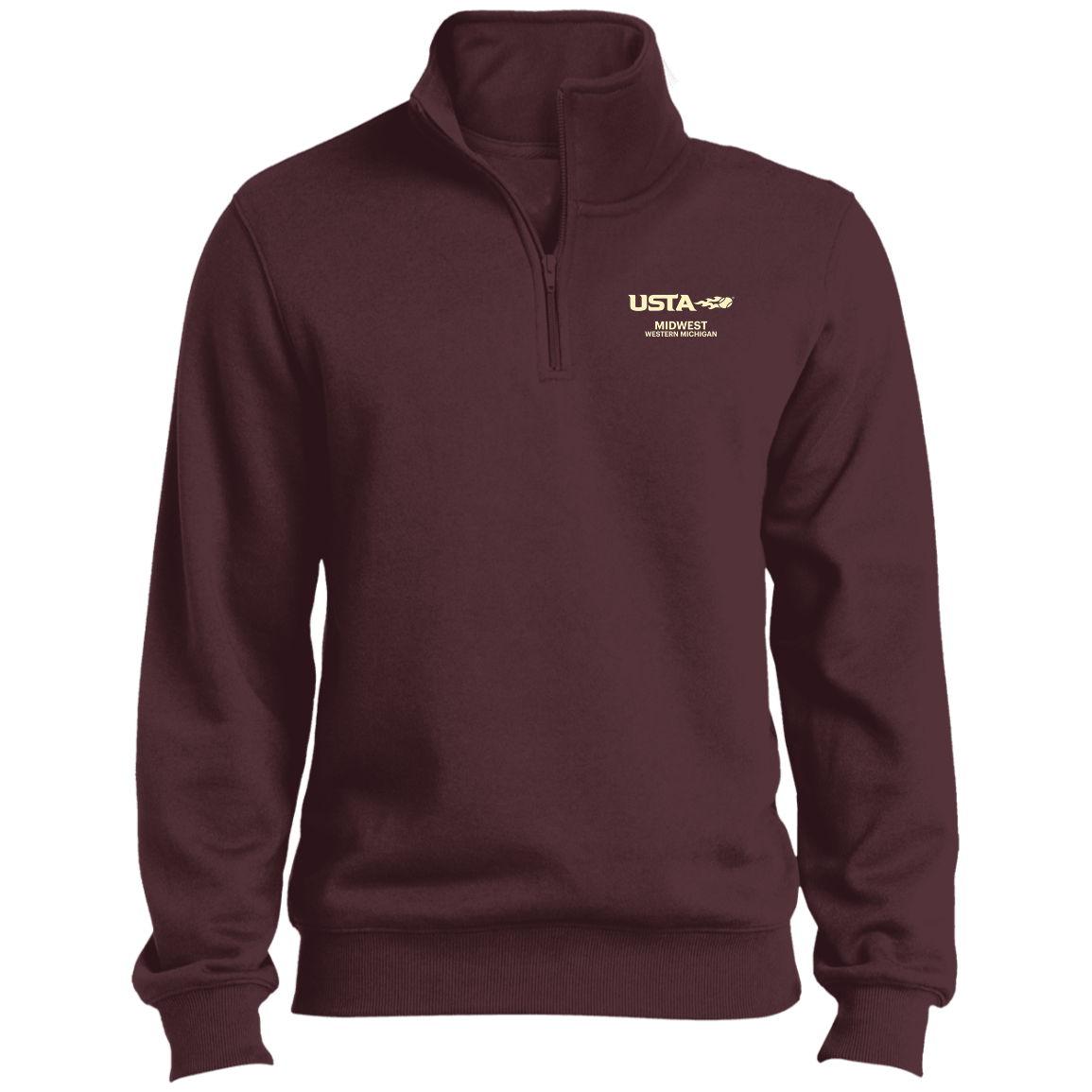 USTA Western Michigan 1/4 Zip Sweatshirt