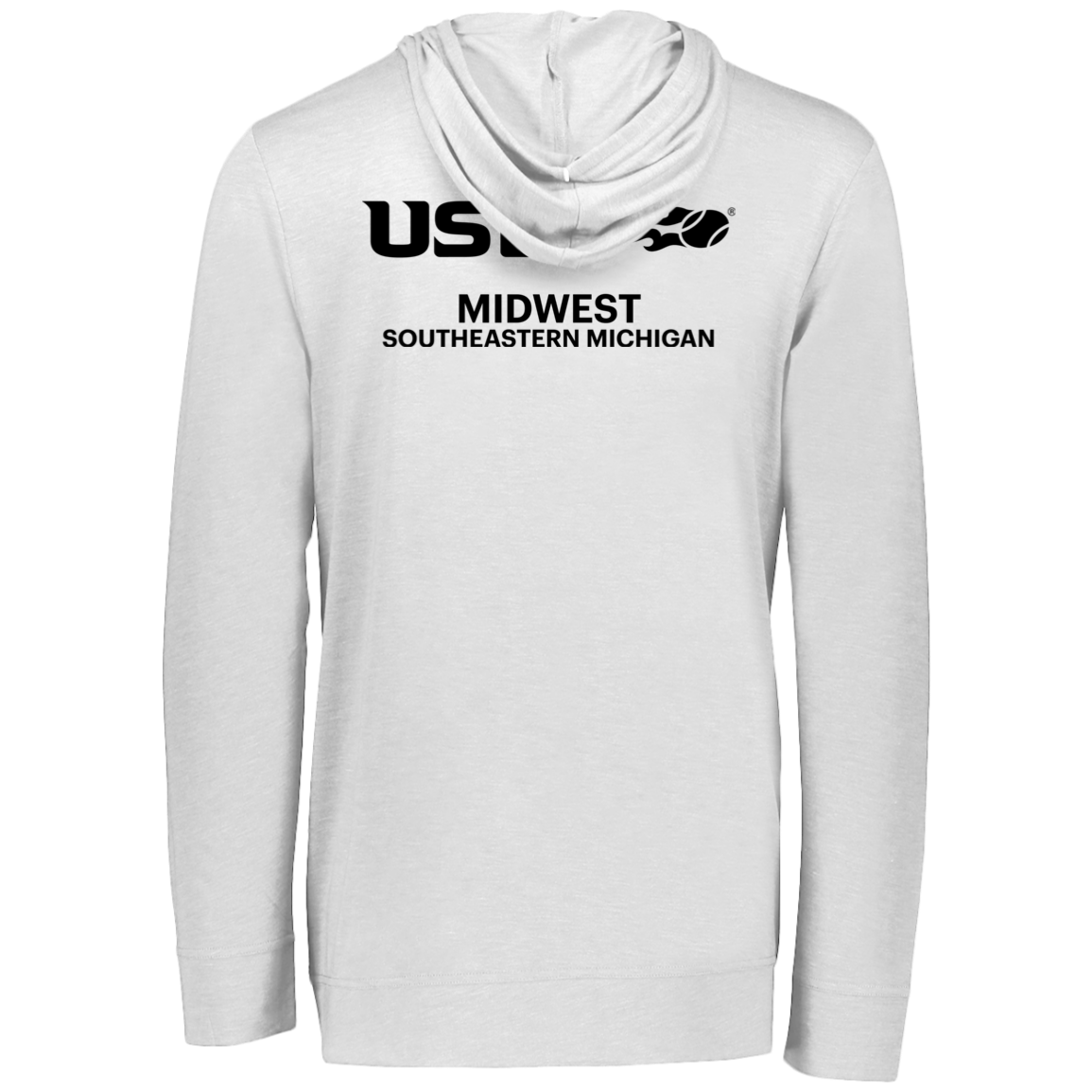 Tennis 586/USTA Double Logo Eco Triblend Lightweight Hoodie