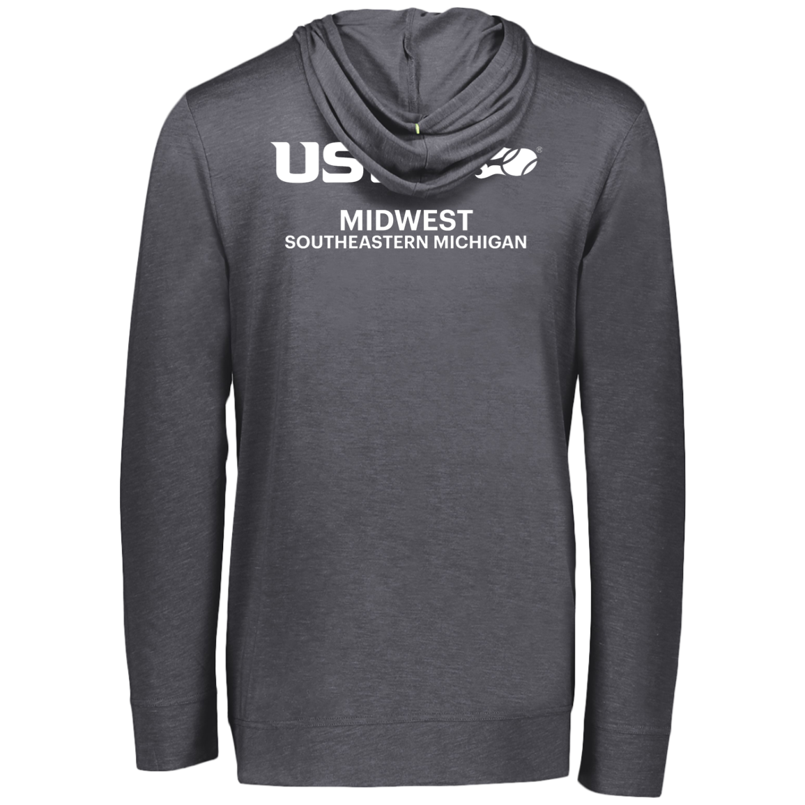 Double Logo Game Set Match D/USTA Eco Triblend Lightweight Hoodie