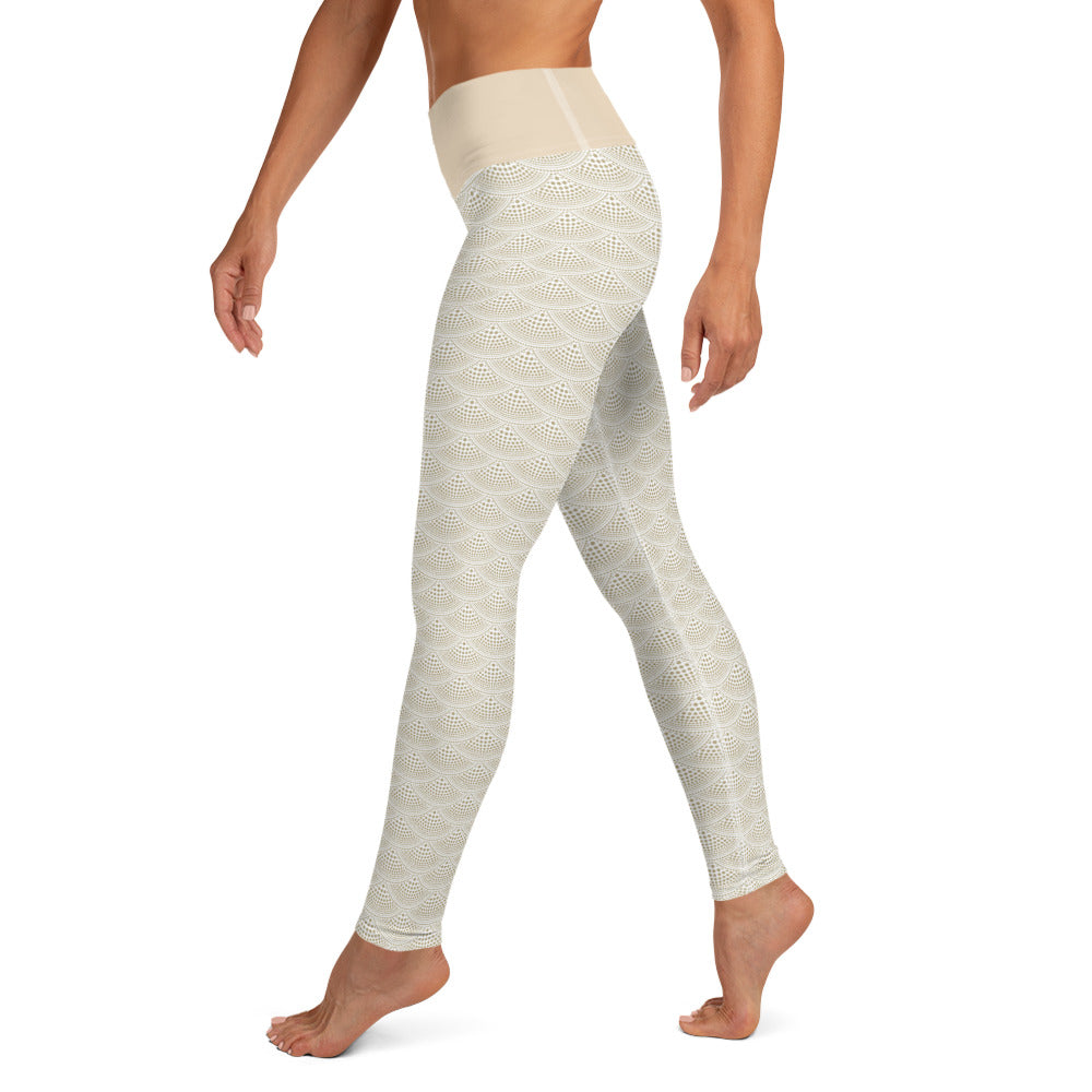 USTA Western Michigan Motif Yoga Leggings