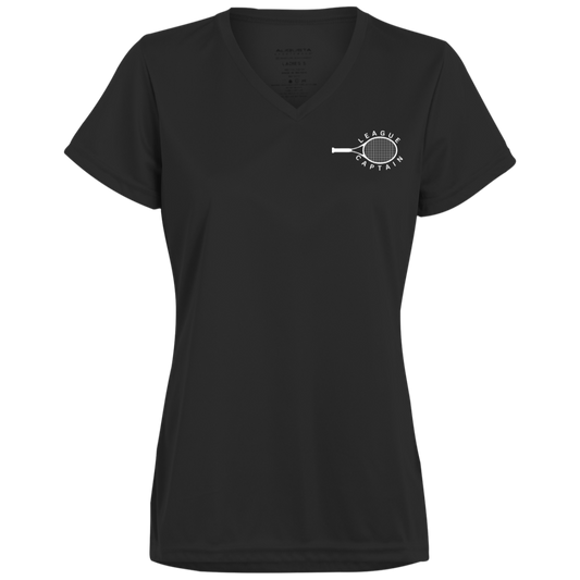 League Captain Ladies’ Moisture-Wicking V-Neck Tee