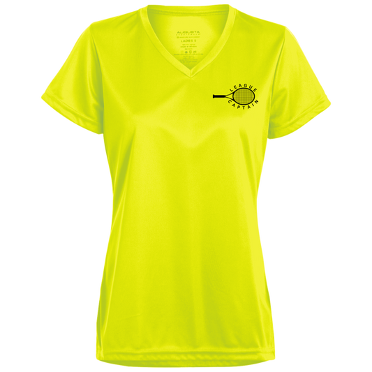 League Captain Ladies’ Moisture-Wicking V-Neck Tee