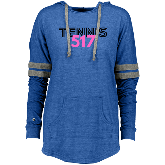 Tennis 517  Ladies Hooded Low Key Pullover