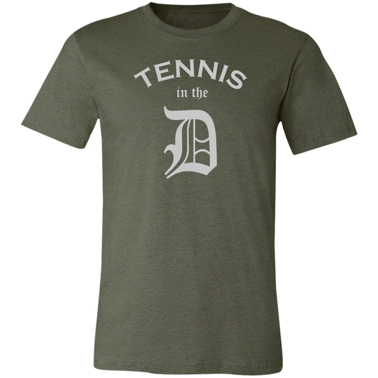 Tennis in the D/USTA Double Logo Unisex Jersey Tee