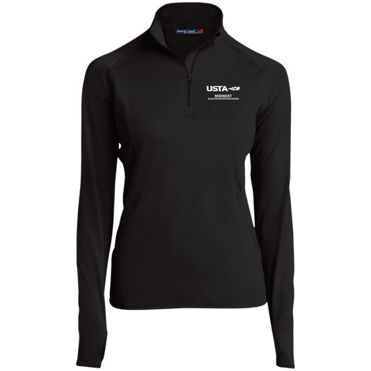 USTA SE Michigan Women's 1/2 Zip Performance Pullover