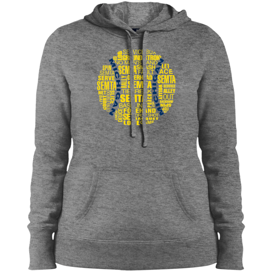 SEMTA Maize/Blue Tennis Ball Women's Hoodie