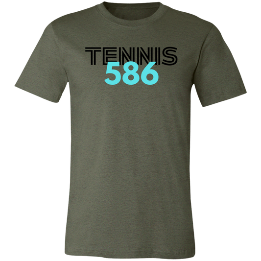 Tennis 586/USTA Double Logo Unisex Jersey  Tee