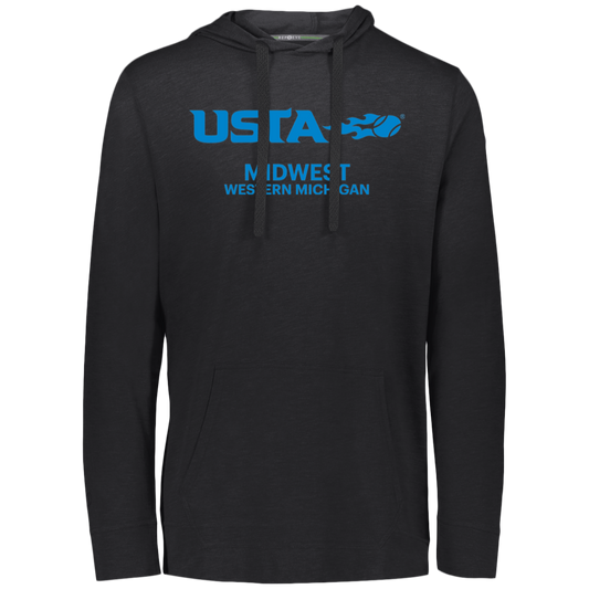 USTA Western Michigan Eco Triblend  Lightweight Hoodie