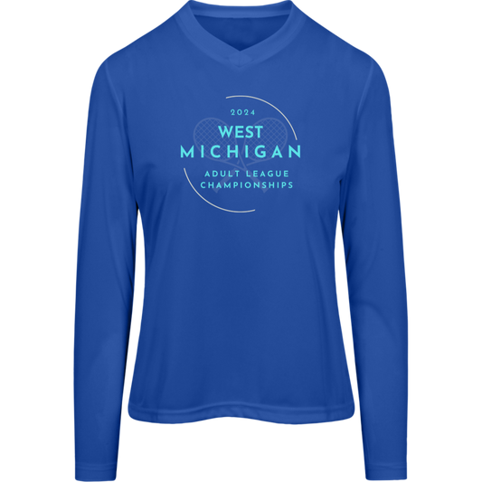 2024 West Michigan Adult League Championships Women's Performance Long Sleeve Tee