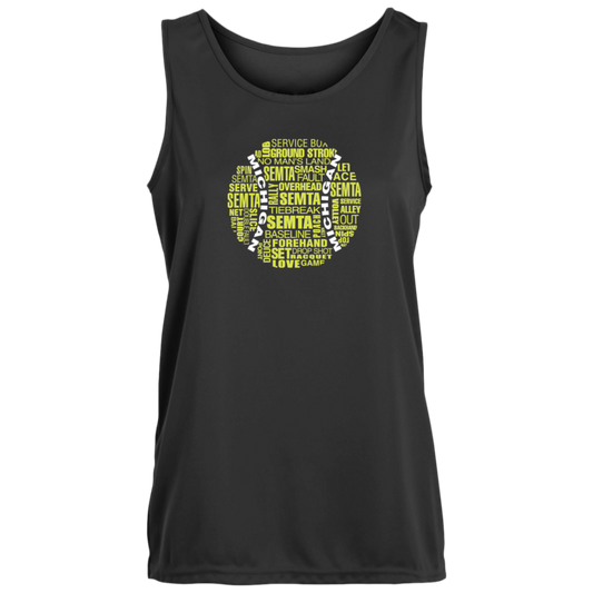 SEMTA Tennis Ball Ladies’ Performance Tank