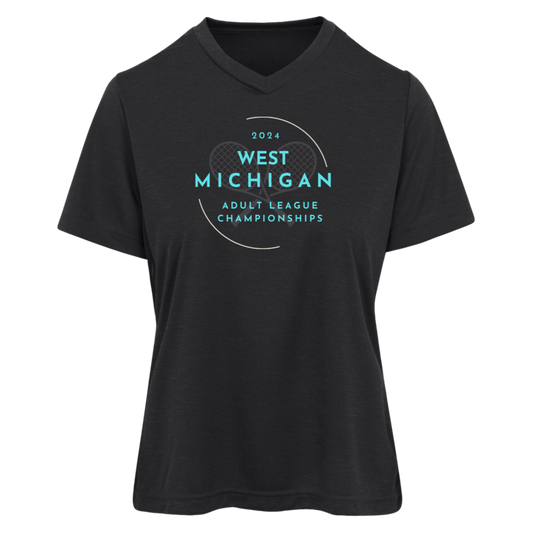 2024 West Michigan Adult League Championships Women's Heather Tee