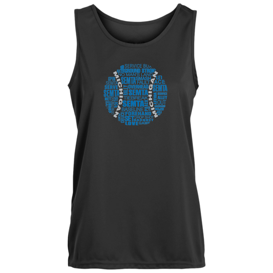 SEMTA Honolulu Tennis Ball Ladies’ Performance Tank