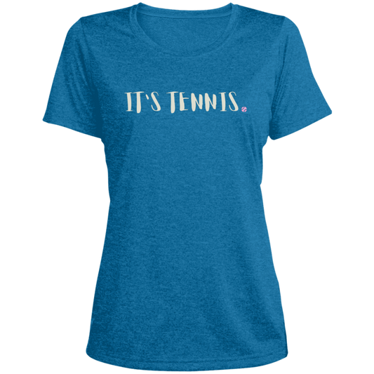 It's Tennis Ladies' Heather Scoop Neck Performance Tee