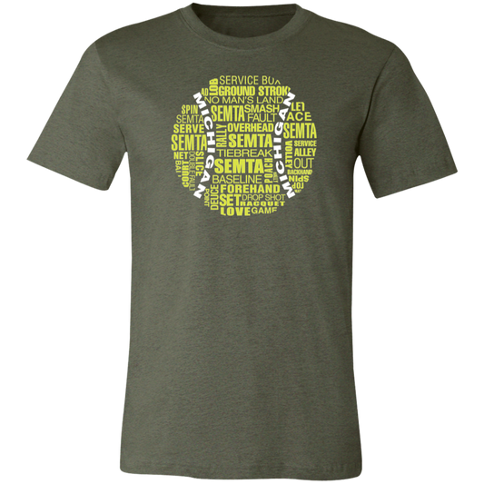 SEMTA Tennis Ball Unisex Jersey Tee