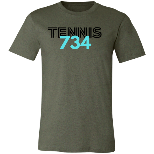 Tennis 734/USTA Double Logo Unisex JerseyTee