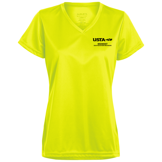 USTA Ladies’ Moisture-Wicking V-Neck Tee