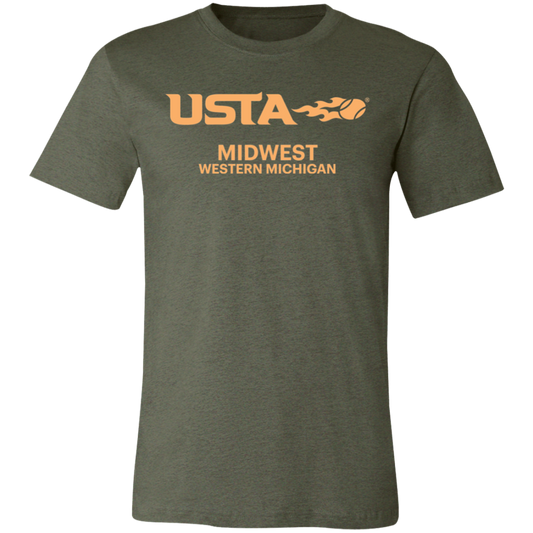 USTA Western Michigan Unisex Jersey  Tee