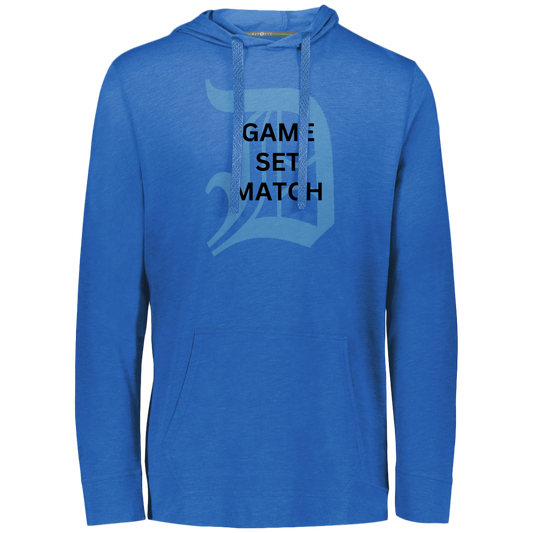 Game Set Match D Eco Triblend  Lightweight Hoodie