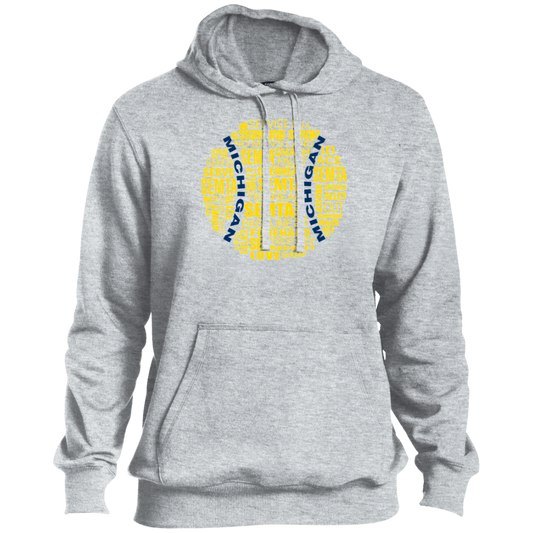 SEMTA Maize/Blue Tennis Ball Men's Hoodie