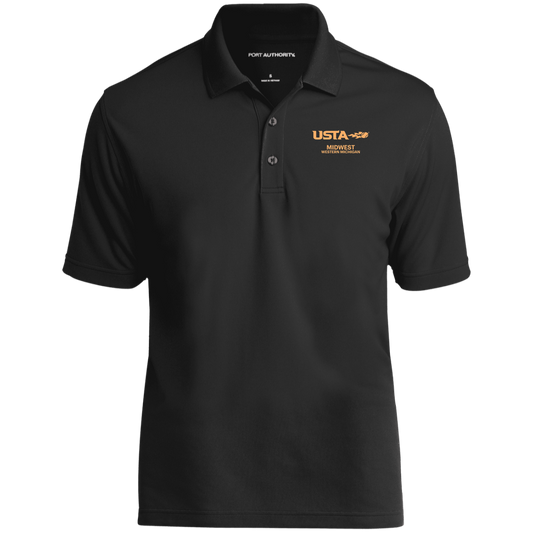 USTA Western Michigan  Dry Zone UV Micro-Mesh Polo