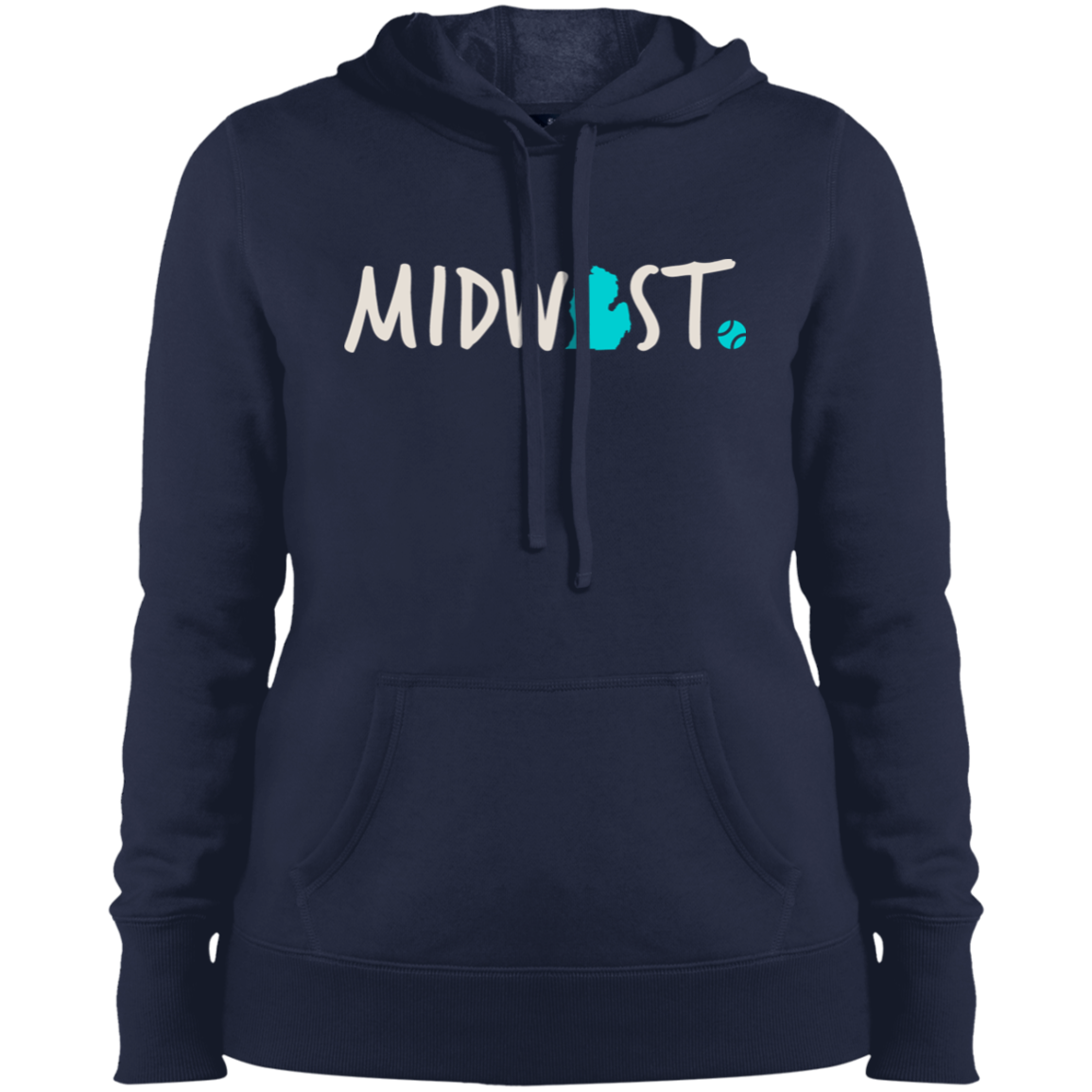 Midwest Mitten Tennis Ladies' Pullover Hoodie