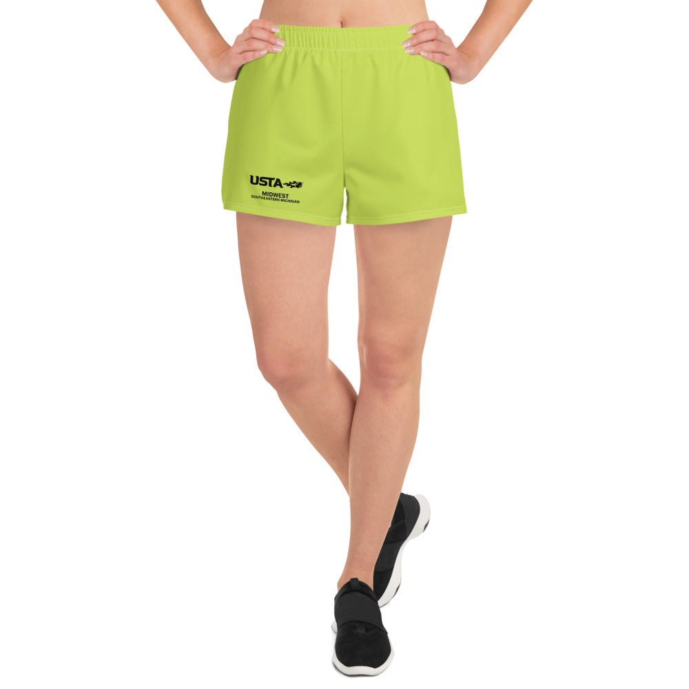 USTA SE Michigan Women’s Recycled Athletic Shorts