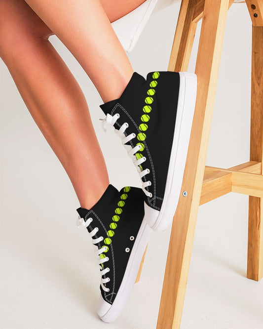 The Coolest Tennis Women's Hightop Canvas Shoe